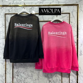 2สี ♥ เช็คสินค้าก่อนสั่ง SWEATER BALENCIAGA เสื้อแขนยาว สเวตเตอร์ ไ่ล่สี ผ้าหนานุ่ม บาลองเซียก้า บาเลนเซียก้า