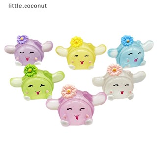 [little.coconut] พวงกุญแจเรซิ่น จี้หยกเรืองแสง ขนาดเล็ก 3D DIY สําหรับเครื่องประดับ 2 ชิ้น