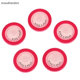 Ma อุปกรณ์ห้องทดลอง ไฮโดรโฟบิก PTFE TH 25 มม. 0.45 ม. 5 ชิ้น