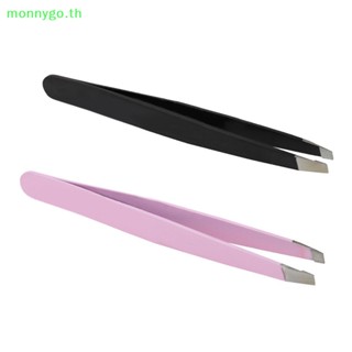 Monnygo แหนบกําจัดขนคิ้ว ขนบนใบหน้า สีชมพู สีดํา