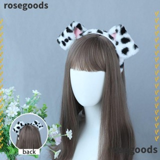 Rosegoods1 ที่คาดผมหูสุนัข, ที่คาดผมคอสเพลย์ตุ๊กตาโลลิต้า, ที่คาดผมหูสัตว์น่ารัก โกธิค ที่คาดผมผู้หญิง เด็กผู้หญิง