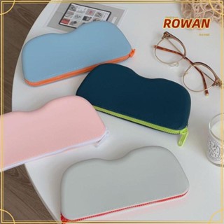 Rowans กระเป๋าใส่แว่นตา ซิลิโคน สีแคนดี้ กล่องแว่นกันแดด แบบพกพา กันฝุ่น กันน้ํา สําหรับผู้ชาย