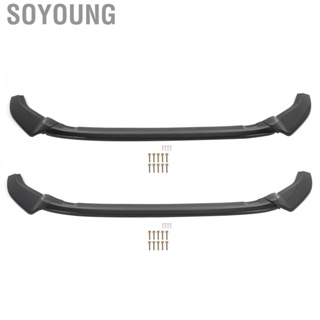 Soyoung 3pcs for Maxton Style Front Bumper Splitter Lip ABS Volkswagen Golf MK7 R 2013 2014 2015 2016 Automotive Exterior Accessorie