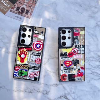 【The Avengers】casetify เคสโทรศัพท์มือถือแบบนิ่ม กันกระแทก พร้อมกระจก ลายแฟชั่น คุณภาพสูง สําหรับ Samsung s23ultra s23 s23+ s22ultra