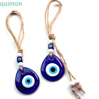 Quinton จี้ตาชั่วร้าย สีฟ้า หลายขนาด สําหรับห้อยกุญแจรถยนต์ ตุรกี