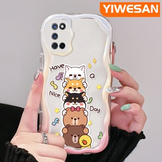 เคสโทรศัพท์มือถือแบบนิ่ม ใส กันกระแทก ลายการ์ตูนสัตว์ Nice Day สําหรับ OPPO A52 A92 A72 4G