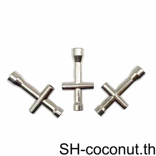 【Coco】ประแจไขว้ สีเงิน แบบมืออาชีพ ทนทาน สําหรับงานช่าง