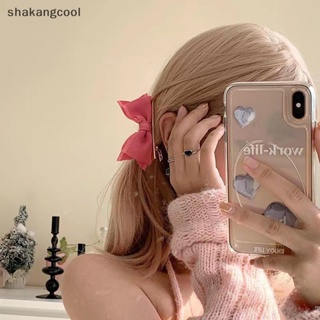 Shakangcool กิ๊บติดผม รูปโบว์ ปากจระเข้ สีชมพู สไตล์เกาหลี แฟชั่นฤดูร้อน สําหรับผู้หญิง 1 ชิ้น SGL