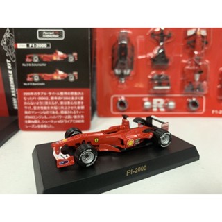 Kyosho 1:64 Ferrari F1-2000 Barrichello No. โมเดลรถยนต์ 4 Formula 1 อัลลอย