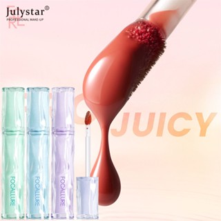 JULYSTAR Wateryy Focallure Jelly W ลิปกลอส Flower Language Secret ลิปสติกให้ความชุ่มชื้นลิปสติกกันน้ำ