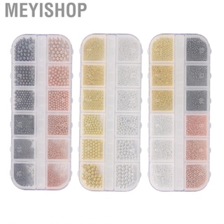 Meyishop Nail Art Decoration  Nails Metal Charms Studs Easy To Use Exquisite Carry for Salon Home