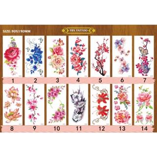 1 Piece Waterproof Long Lasting Flower Tattoo Clearance sale