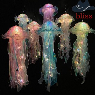 Bliss โคมไฟแมงกะพรุน ประดับพู่ หลากสี สําหรับตกแต่งห้อง งานเลี้ยงวันเกิด