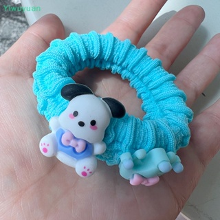 &lt;Yiwuyuan&gt; Kawaii Sanrio Pacha Dog ยางรัดผม แบบยืดหยุ่น ลายการ์ตูนสุนัขน่ารัก เครื่องประดับ สําหรับผู้หญิง ลดราคา