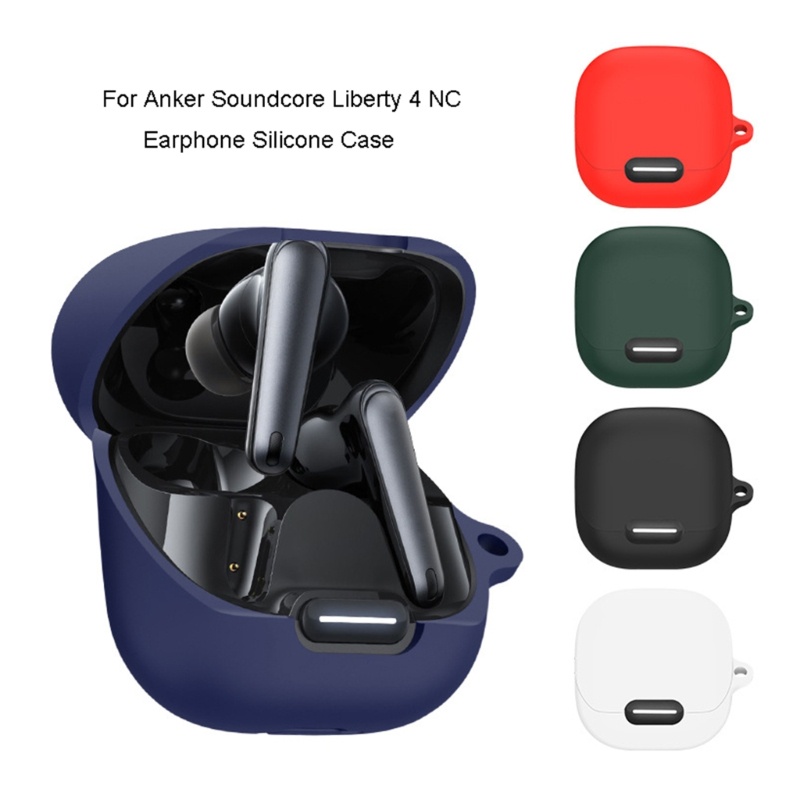 สําหรับ Anker Soundcore Liberty 4 NC หูฟังกันกระแทกกันกระแทกกันกระแทกป้องกันฝุ่นฝาครอบล้างทําความสะอาดได้