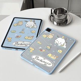 เคสอะคริลิคแข็ง ลาย Pochacco สําหรับ IPad 7 8 9 10 Air3 Air4 Air5 10.9 นิ้ว Pro10.5 10.2 นิ้ว Pro11 2018 2020 2021 2022