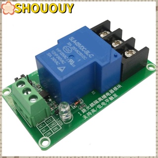 Shououy โมดูลรีเลย์ 1 ช่อง 30A 12V DC 30V AC 250V PLC ควบคุมอัตโนมัติ