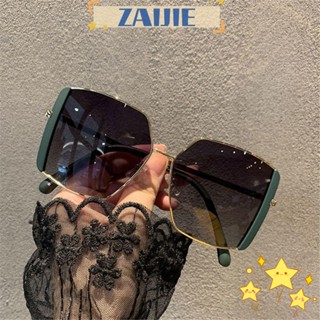 Zaijie24 แว่นตากันแดด สไตล์วินเทจ แฟชั่นฤดูร้อน สําหรับผู้หญิง