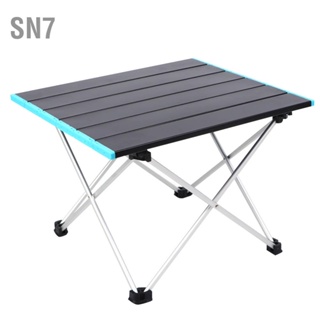 SN7 Small Folding Camping Table Portable Beach for Outdoor Picnic Cooking Backpacking RV Travel