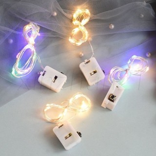 [สินค้าใหม่] สายไฟ LED ทองแดง 1/2 เมตร / โคมไฟฟ้าผ่า ใช้แบตเตอรี่ / แถบไฟนางฟ้า กันน้ํา / ช่อดอกไม้ DIY ของขวัญ / ตกแต่งเทศกาล ปาร์ตี้ในครัวเรือน