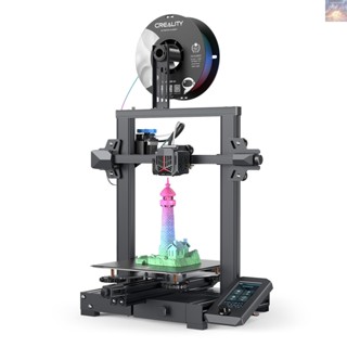 พร้อมส่ง Creality เครื่องพิมพ์ 3D Ender-3 V2 Neo Desktop 3D Printer FDM 3D Print Machine with 220*220*250 มม. Build Volume CR Touch Auto Leveling Full Metal Extruder Elastic Magnetic Pla