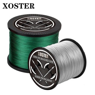 Xoster สายเอ็นตกปลา PE แบบถัก 300 ม. 9 เส้น