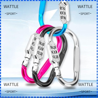 Wattle คาราบิเนอร์ล็อกกระเป๋าเดินทาง อเนกประสงค์ 3 หลัก