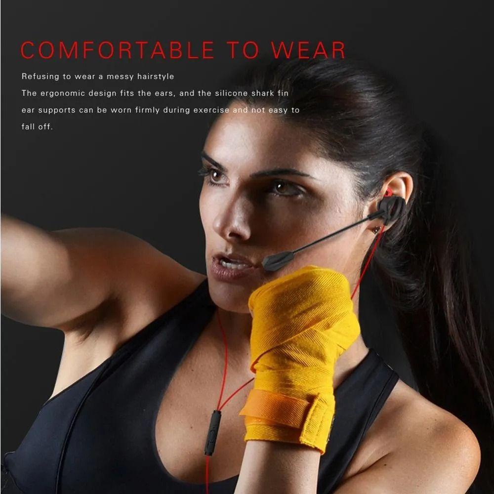 Zooming หูฟังแบบมีสาย, หูฟังสําหรับเล่นเกมมัลติฟังก์ชั่นระดับมืออาชีพ, ทนทานพร้อมไมโครโฟนหูฟังชนิดใส่ในหูสําหรับเล่นกีฬาสากลเกม