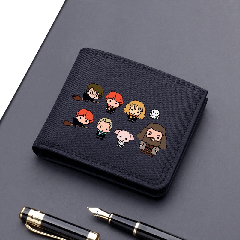 [พร้อมส่ง] กระเป๋าสตางค์ กระเป๋าใส่เหรียญ ลายการ์ตูน Harry Potter ทนทาน สําหรับเด็ก