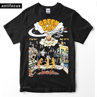 เสื้อยืด โอเวอร์ไซซ์ สีเขียว | Dookie เคสวิทยุบาสเก็ตบอล AMERICAN IDIOT BLINK 182pop PUNK ROCK METAL CLASSIC HARD CORE M