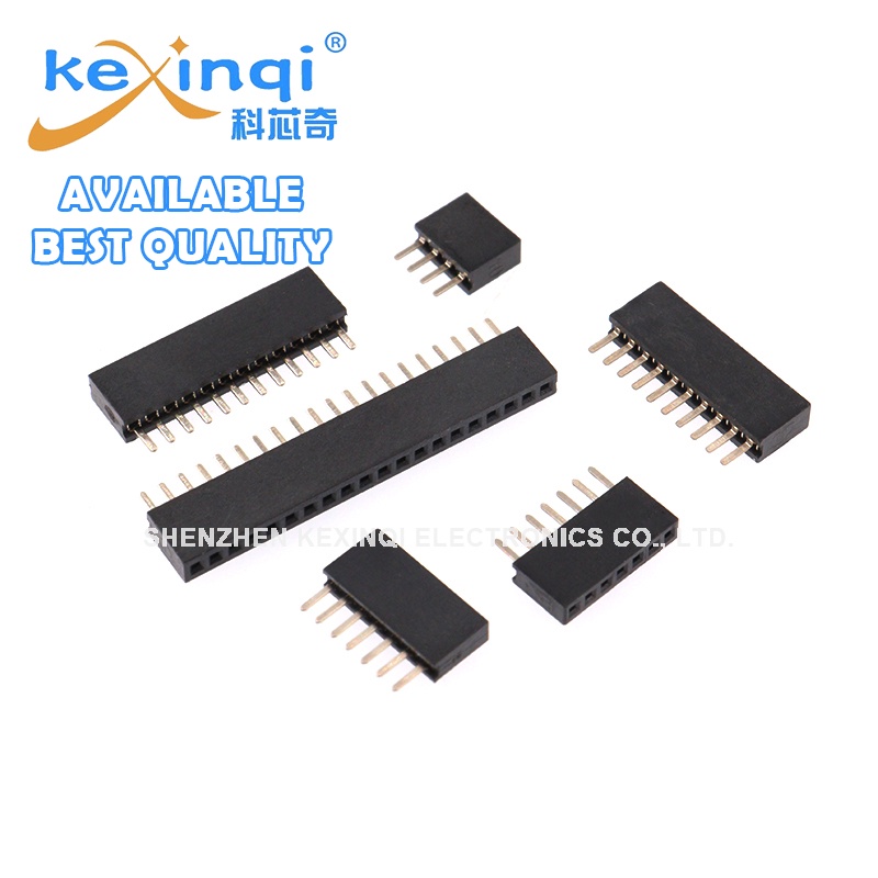 20pcs เดี่ยวแถวหญิง 1.27mmSpacing PCB Board Tolerance psitions DIP 1 * 2PP 3P 4P 5P 6P 7P 8P 10P 12P