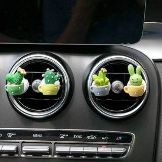 Creative Potted Decoration Auto Perfume Car Ventilator Perfume Clip Aromatherapy Car Air Conditioning Decoration Supplies PxUn