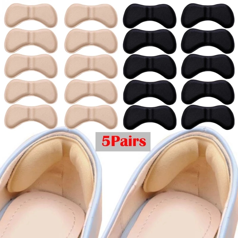 1/2/5 คู ่ ส ้ นรองเท ้ าสําหรับกีฬารองเท ้ า High Heel แทรกบรรเทาอาการปวด Anti-สวมใส ่ เบาะ Pad กลับกาวแผ ่ นรองเท ้ าฟองน ้ ําพื ้ นรองเท ้ า