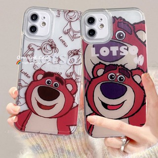 เคสโทรศัพท์มือถือแบบนิ่ม กันกระแทก ลายหมีน่ารัก สําหรับ OPPO A17 A77 A16 A15 A94 A93 A78 A54 A95 A76 A96 A55 A53 A32 A33 A31 A5S A3S A9 A5 A92 A52 A72 A91 Reno 4F 5F 7 6 5 Pro 7Z F17 F19 Pro ฝาครอบป้องกันด้านหลัง -3.25hot
