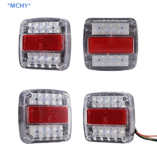 Mchy&gt; ใหม่ ไฟท้าย LED 20 ดวง กันน้ํา สําหรับติดท้ายรถบรรทุก รถพ่วง 1 ชิ้น