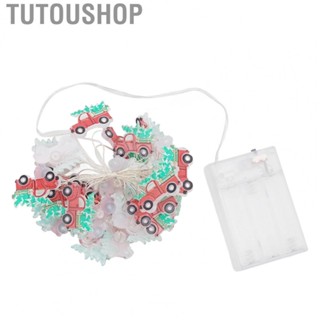 Tutoushop Christmas Tree Farmhouse Truck String Lights Lightweight Christmas Red Truck Fai