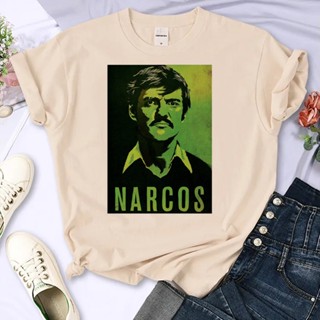 เสื้อยืด พิมพ์ลาย Pedro Pascal สไตล์ญี่ปุ่น 2000s สําหรับผู้หญิง