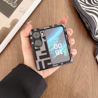 เคสโทรศัพท์มือถือหนัง PU ฝาพับ ป้องกันรอยขีดข่วน หรูหรา เรียบง่าย สําหรับ OPPO Find N2 Find N2