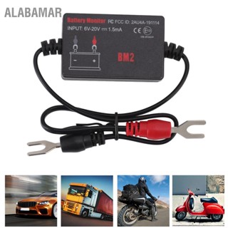 Alabamar เครื่องตรวจจับความผิดพลาดของแบตเตอรี่อัตโนมัติ บลูทูธ 4.0 12V เครื่องวิเคราะห์ระบบสตาร์ทแรงดันไฟฟ้า