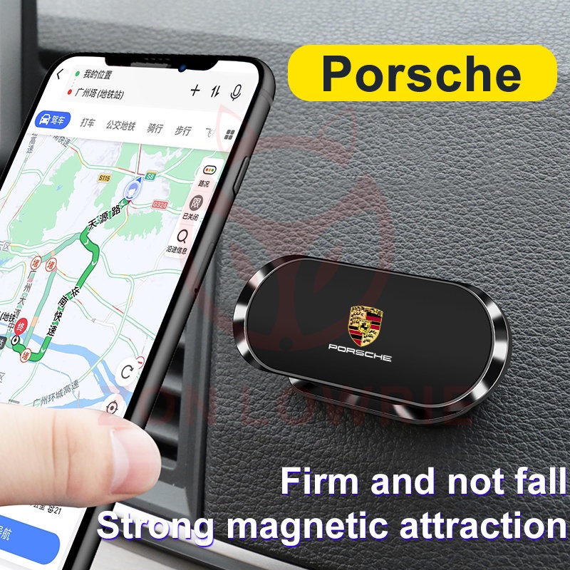 ที่วางโทรศัพท์มือถือ แบบแม่เหล็ก สําหรับรถยนต์ Porsche Cayenne Macan Paramela 718