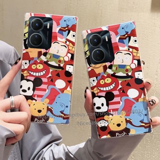 In Stock Casing for VIVO IQOO Z7 5G / IQOO Z7X 5G Y55+ Plus 5G เคส Soft TPU Shockproof Protective Phone Case VIVO IQOOZ7X 5G Color Baby Elephant Cartoon Phone Back Cover เคสโทรศัพท