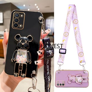 เคส Realme 7i เคส Realme C17 เคส Realme C31 เคส Realme 8 Pro Case Realme 10 Pro Case Realme 8i V13 Case Realme Q3 Q3i Case Realme Narzo 50 Case Silicone Anime Cute Kaws Bear Stand Cartoon Wrist Band Phone Case Casing Cover Cases TS โทรศัพท์มือถือ ซิลิโคน