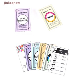 Jkth เกมกระดานปริศนา Monopoly Trading CardGame Playing JKK สําหรับครอบครัว