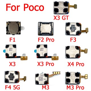 ของแท้ สายเคเบิ้ลหูฟัง ลําโพง แบบยืดหยุ่น สําหรับ Xiaomi Poco F1 F2 F3 F4 M3 X3 X4 Pro 5G X3 GT