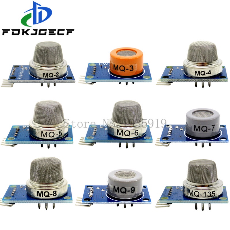 MQ-2 MQ-3 MQ-4 MQ-5 MQ-6 MQ-7 MQ-8 MQ-9 MQ-135 การตรวจจับควัน methane Gas Sensor โมดูลสําหรับ Arduin