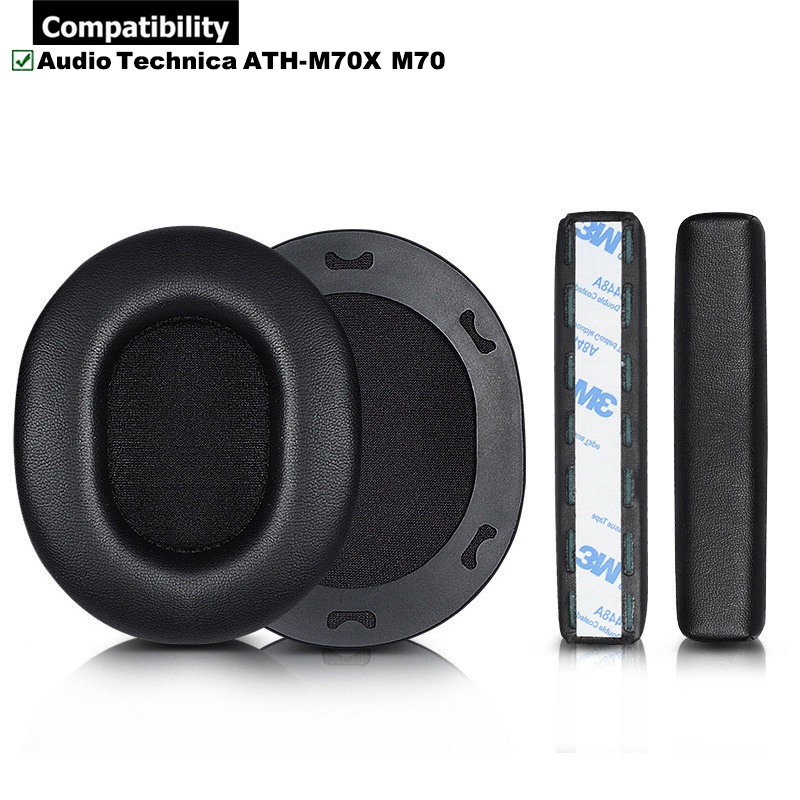 ฟองน้ําครอบหูฟัง แบบเปลี่ยน สําหรับ Audio Technica ATH-M70X M70