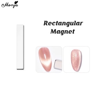 Monja ปากกาแม่เหล็ก 3D สําหรับทําเล็บเจลยูวี หลายเส้น magnetic cat eye nail polish gradient tool