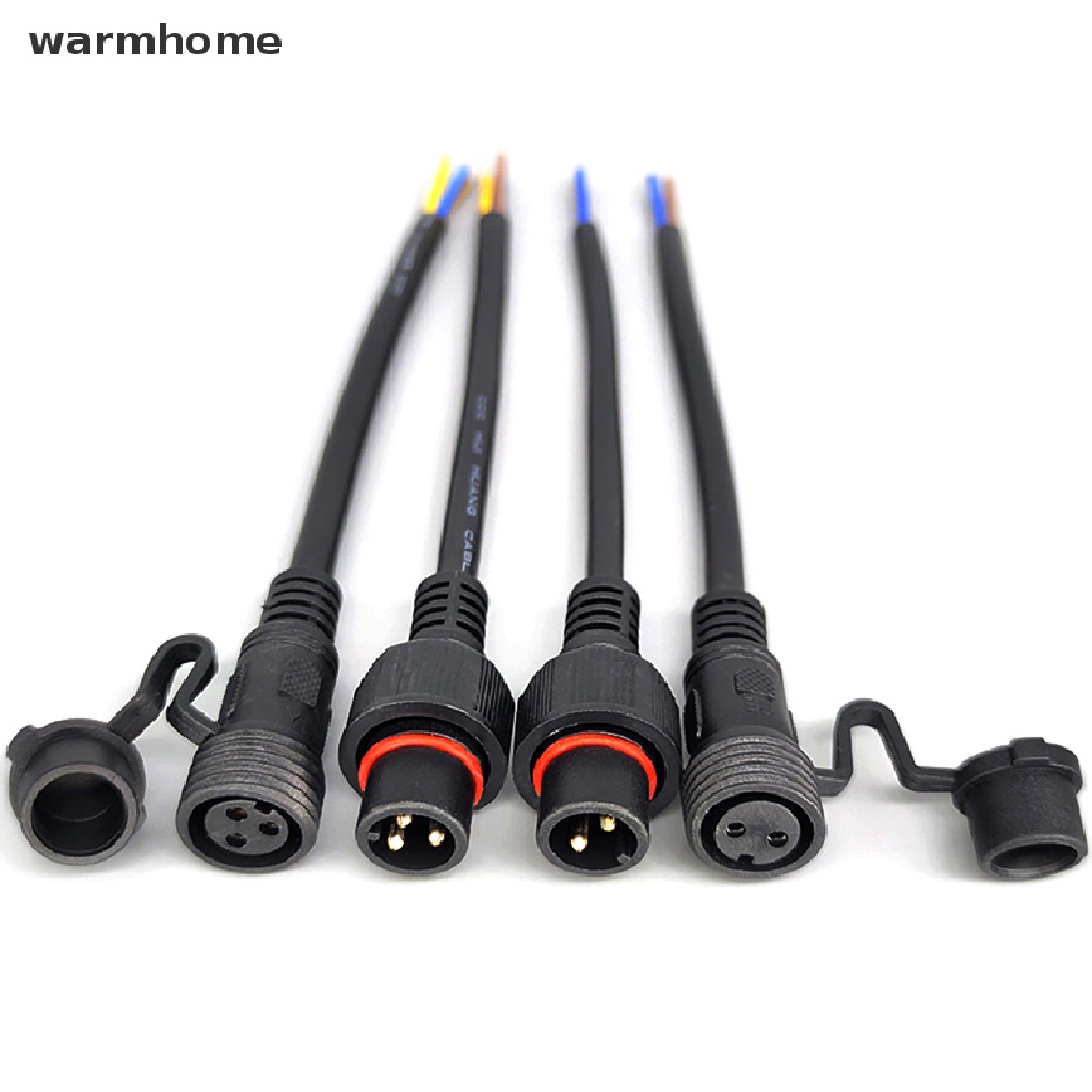[warmhome] ปลั๊กซ็อกเก็ตเชื่อมต่อ ตัวผู้ และตัวเมีย 2 3 4 5 6 7 8 Pin กันน้ํา กันฝุ่น พร้อมส่ง