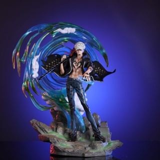 [รุ่นคุณภาพสูง] Figure One Piece GK Phantom Luo Trafalgar Luo Qiwuhai Super Huge Scene Hand-made Model Ornament