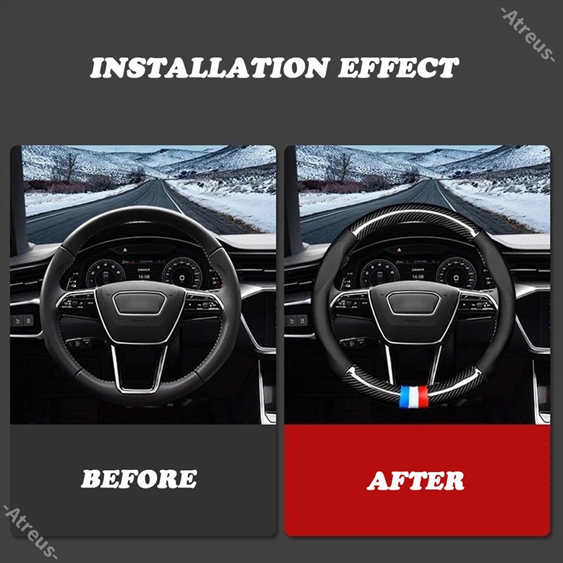 Changan Deepal L07 S07 LS03 หุ้มพวงมาลัยรถยนต์ ปลอกหุ้มพวงมาลัยหนังคาร์บอนไฟเบอร์ Car steering wheel cover